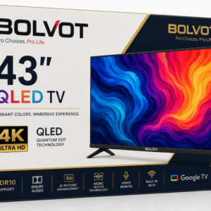 BOLVOT 43"inch Google QLED TV Plus